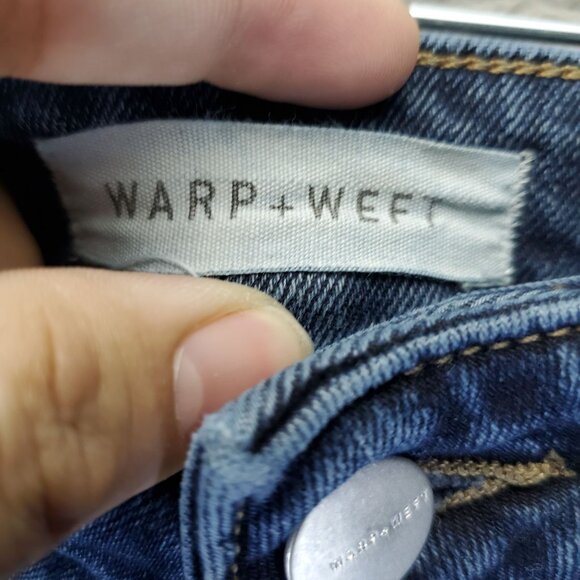 Warp + Weft Jeans Mens 31X30 Blue AMS Amsterdam Slim Stretch Denim - Picture 2 of 13